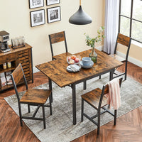 Industriële Opklapbare Eettafel voor 2-4 Personen – productweergave 5 | De Groot Living