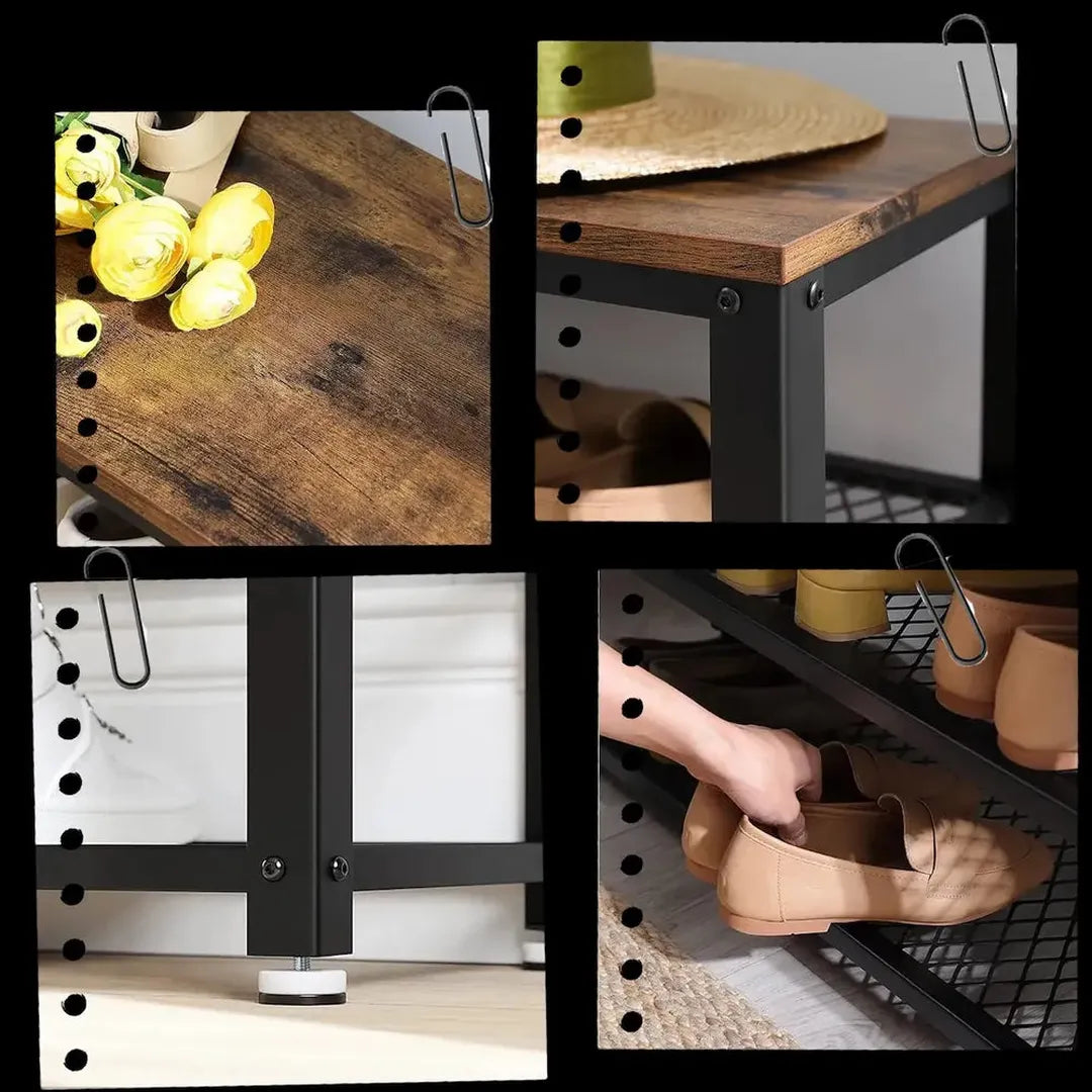 Kapstok en Schoenenbank Set met Haken – productweergave 4 | De Groot Living