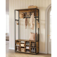 Kapstok Met Bank en Schoenenrek Voor Hal en Entree 4-in-1 Ontwerp – productweergave 2 | De Groot Living