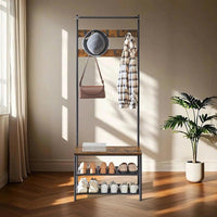 Kapstok Met Schoenenbank – productweergave 1 | De Groot Living