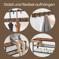 Kapstok Met Schoenenbank – productweergave 4 | De Groot Living
