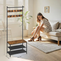 Kapstok Met Schoenenbank – productweergave 7 | De Groot Living