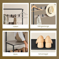 Kapstok Met Schoenenbank – productweergave 9 | De Groot Living