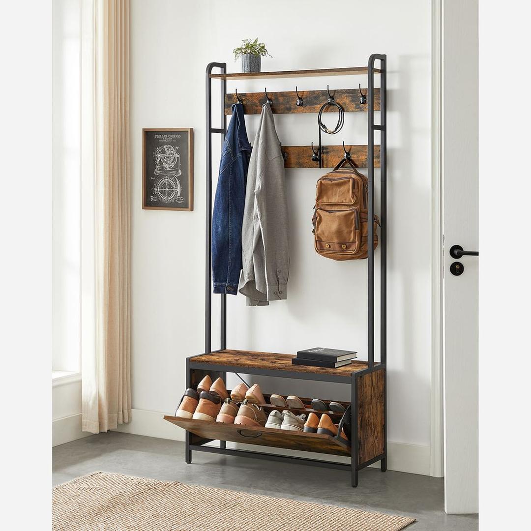 Kapstok met Schoenenkast – productweergave 3 | De Groot Living