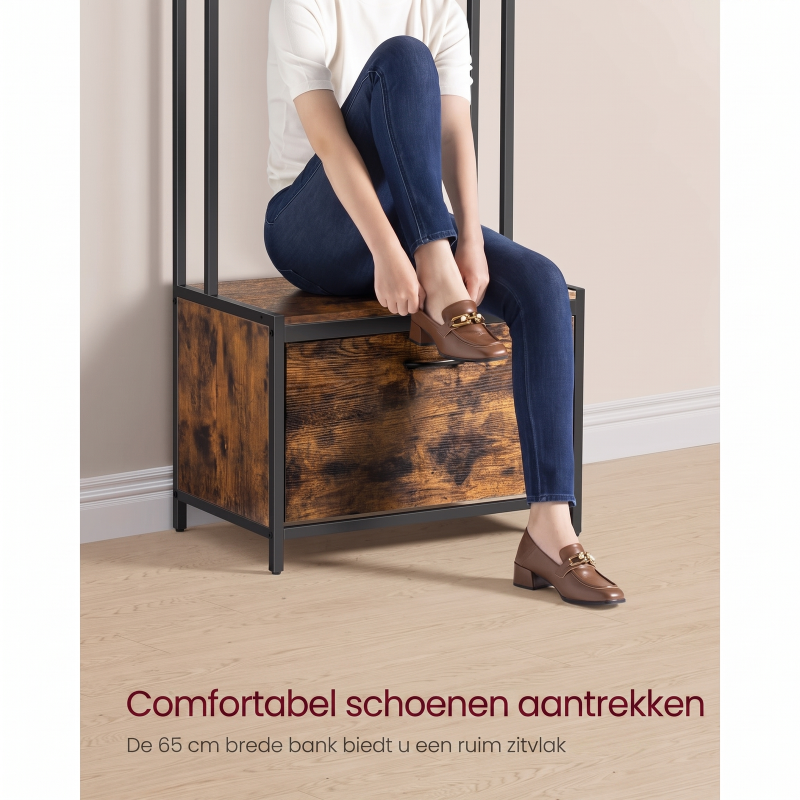 Kapstok met Schoenenkast – productweergave 5 | De Groot Living