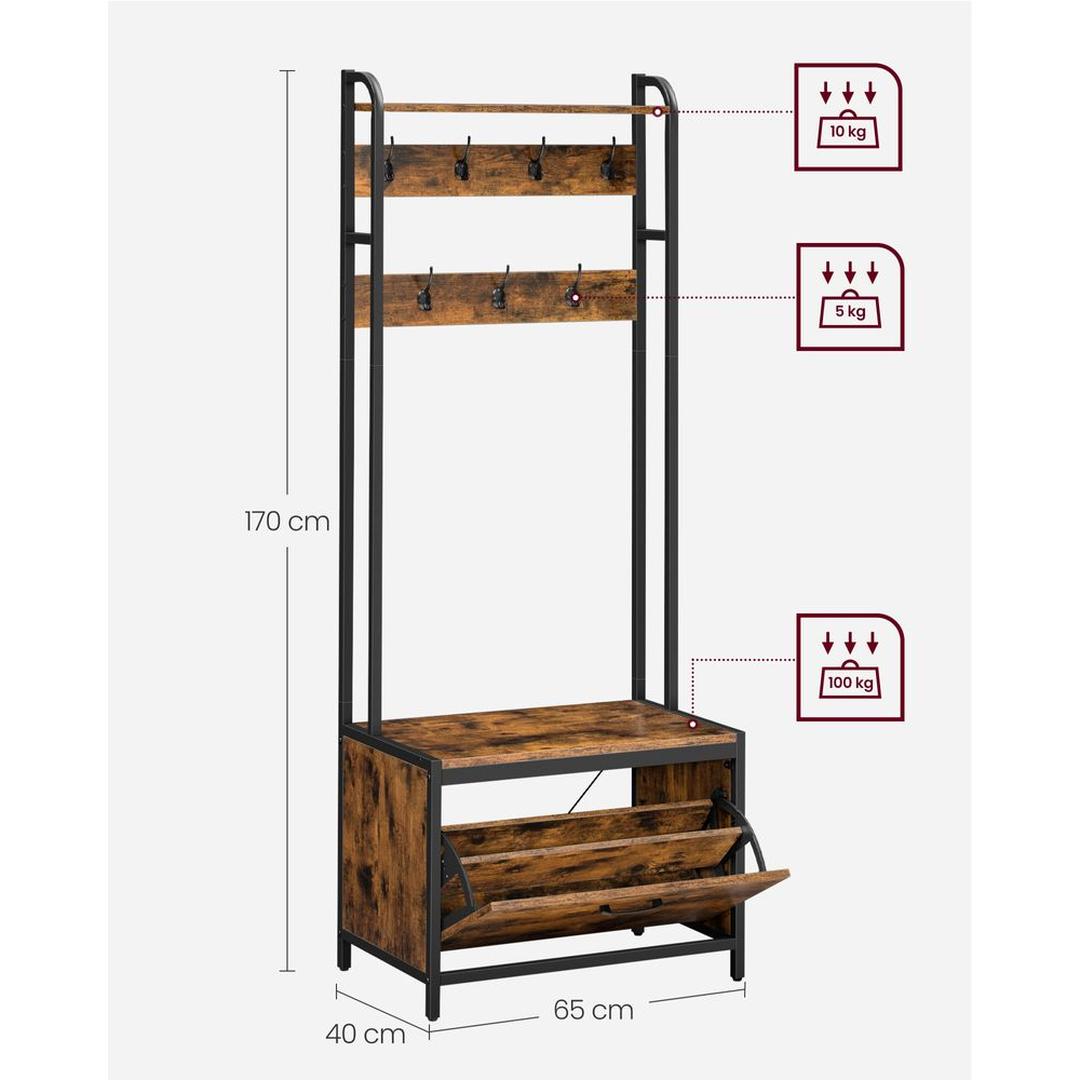 Kapstok met Schoenenkast – productweergave 7 | De Groot Living