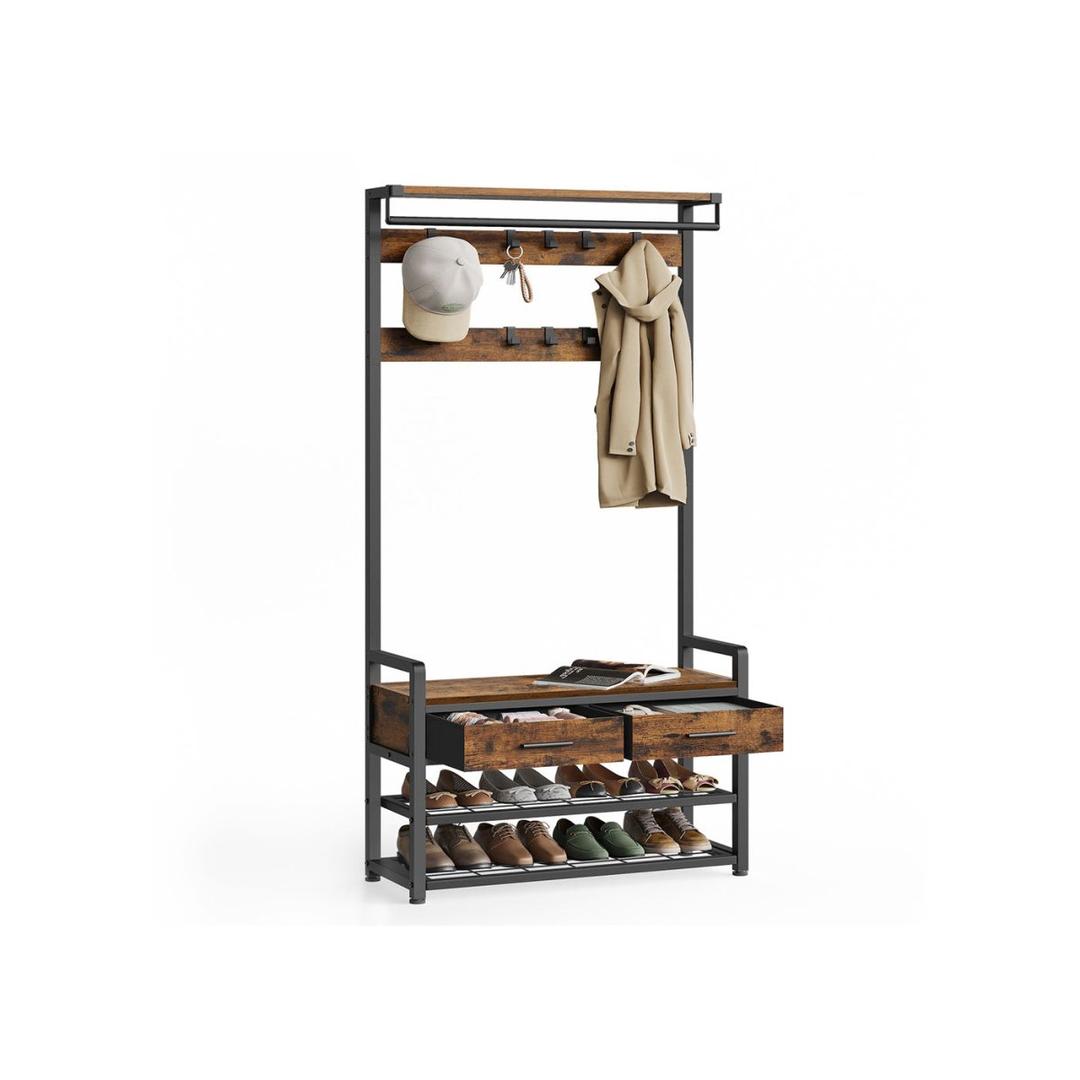 Kapstok met Schoenenrek – productweergave 1 | De Groot Living