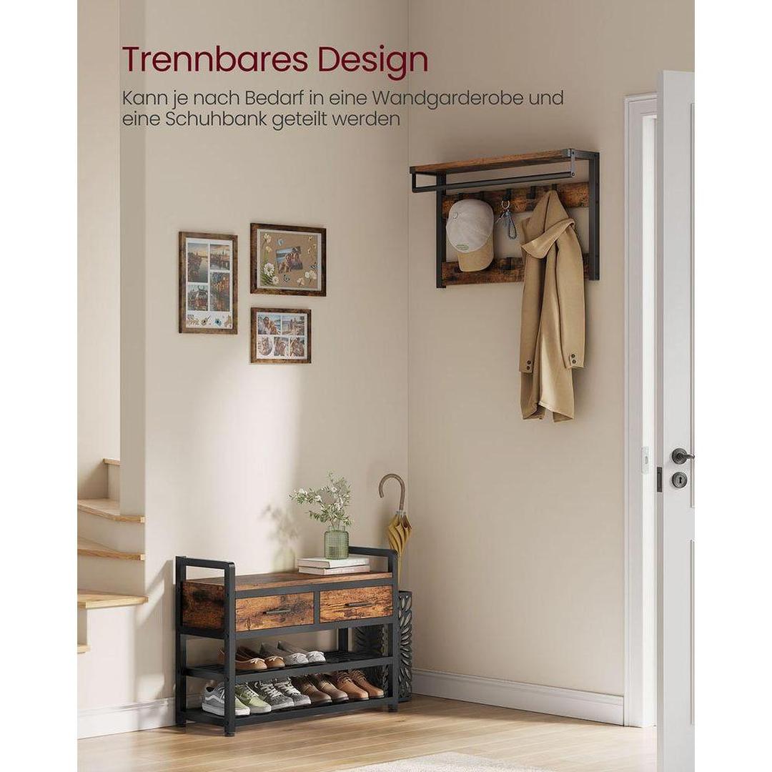 Kapstok met Schoenenrek – productweergave 5 | De Groot Living