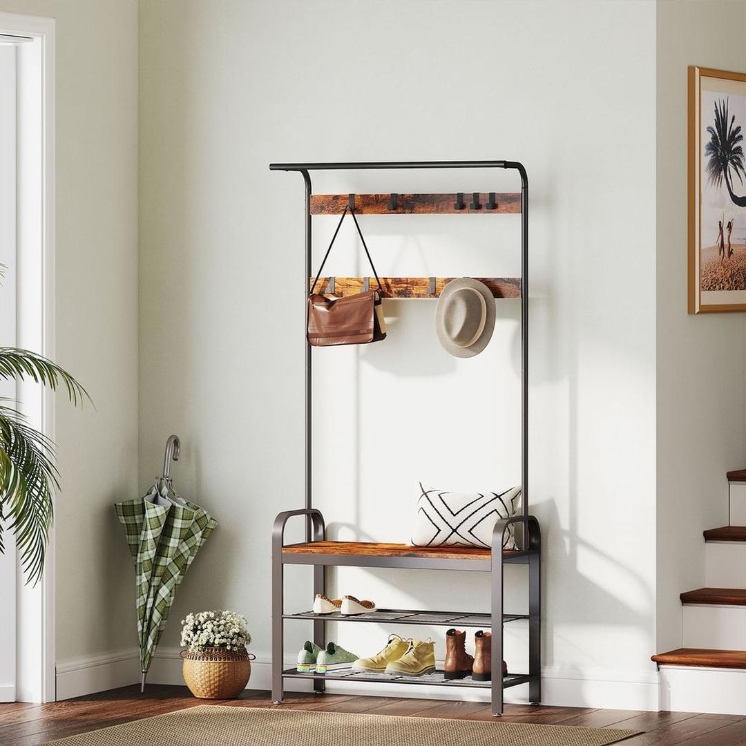 Kapstok met Schoenenrek – productweergave 3 | De Groot Living