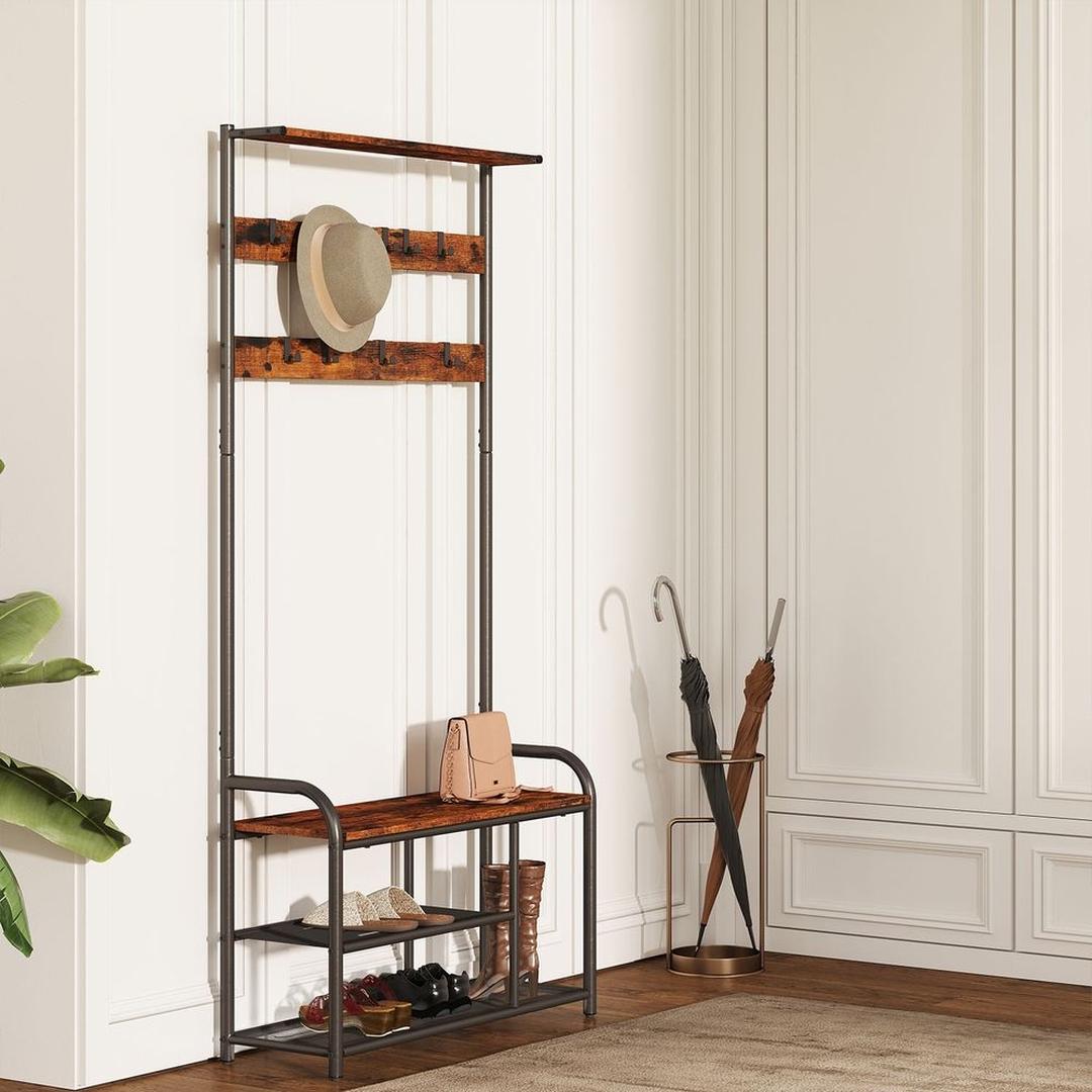 Kapstok met Schoenenrek – productweergave 4 | De Groot Living