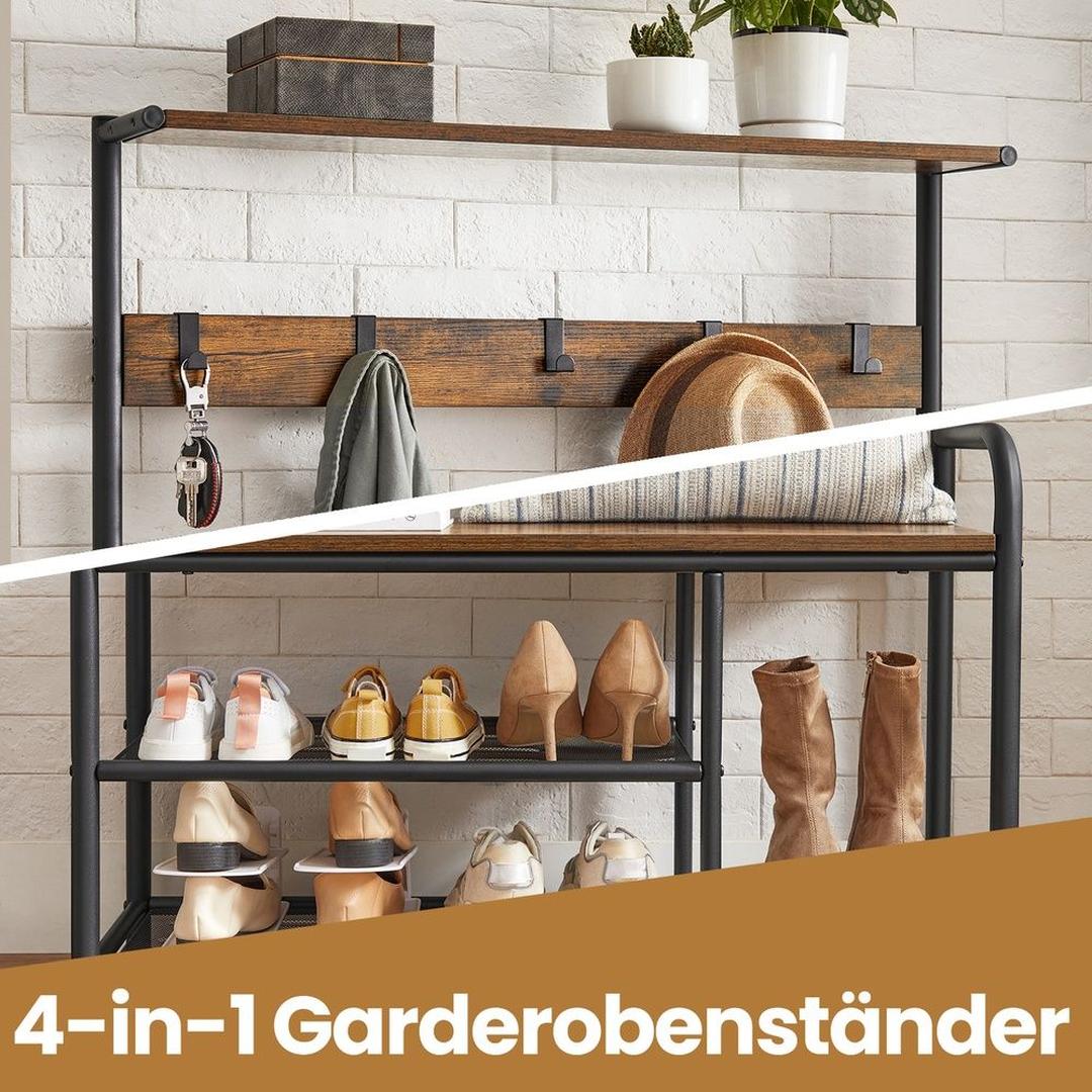 Kapstok met Schoenenrek – productweergave 5 | De Groot Living