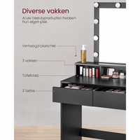 Kaptafel met LED-Verlichting – productweergave 5 | De Groot Living