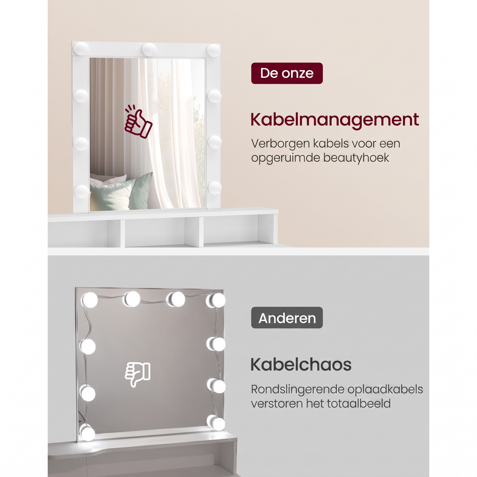Kaptafel met LED-Verlichting – productweergave 15 | De Groot Living