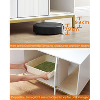 Kattenbak Kast met Verborgen Opbergruimte en Krabmat Voor Katten – productweergave 6 | De Groot Living