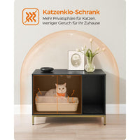 Kattenbak Kast met Verborgen Opbergruimte en Krabmat Voor Katten – productweergave 12 | De Groot Living