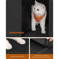 Kattenbak Kast met Verborgen Opbergruimte en Krabmat Voor Katten – productweergave 13 | De Groot Living