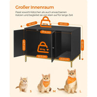 Kattenbak Kast met Verborgen Opbergruimte en Krabmat Voor Katten – productweergave 16 | De Groot Living
