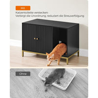 Kattenbak Kast met Verborgen Opbergruimte en Krabmat Voor Katten – productweergave 17 | De Groot Living