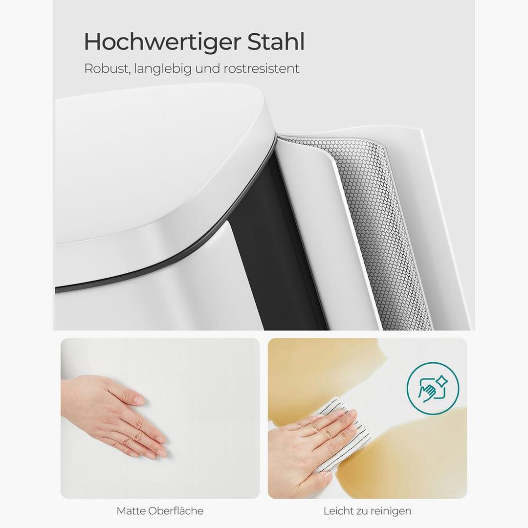 Keukenafvalbak 30 Liter Met Pedaal en Geruisloos Sluitend Deksel – productweergave 11 | De Groot Living
