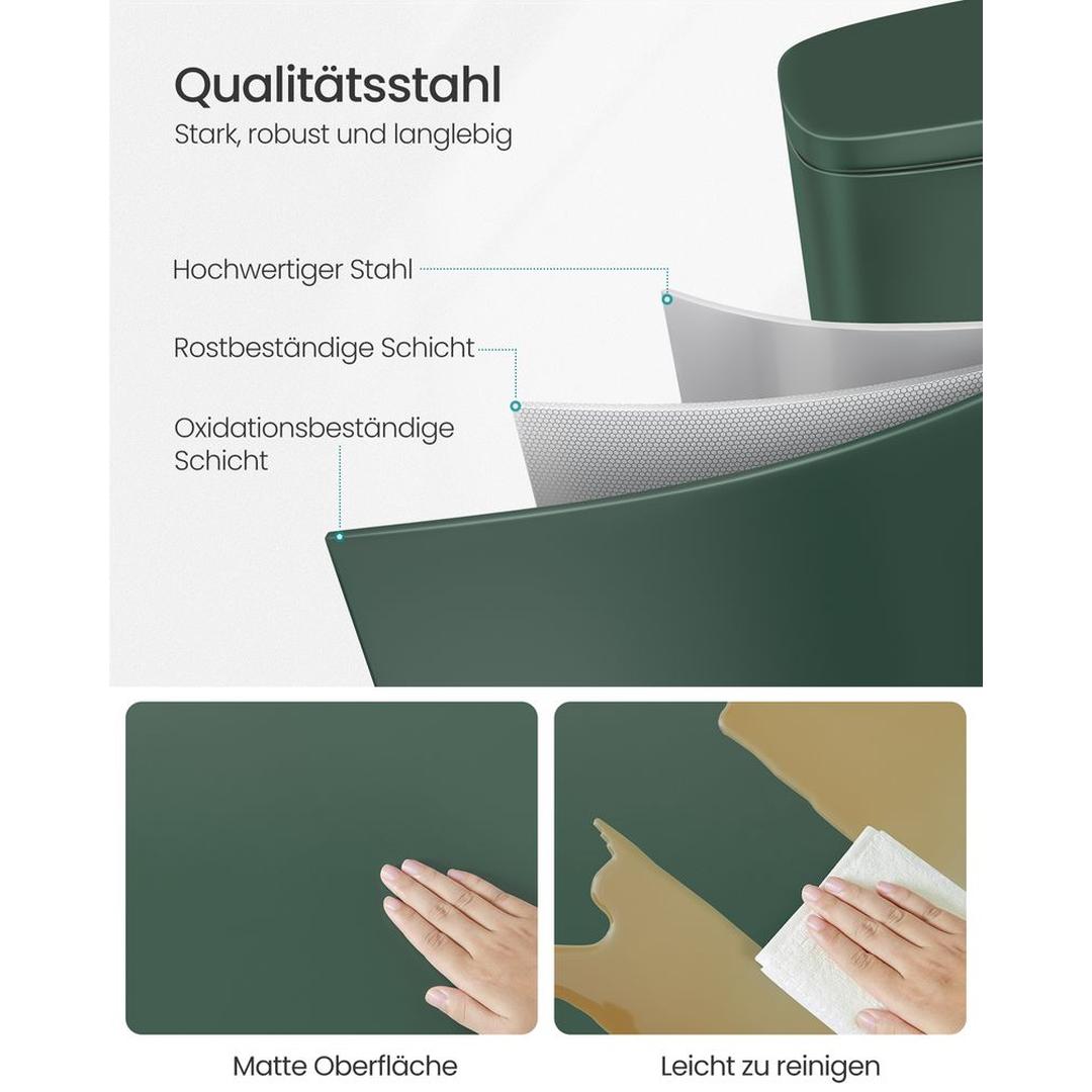 Keukenafvalbak 30 Liter Met Pedaal en Geruisloos Sluitend Deksel – productweergave 43 | De Groot Living