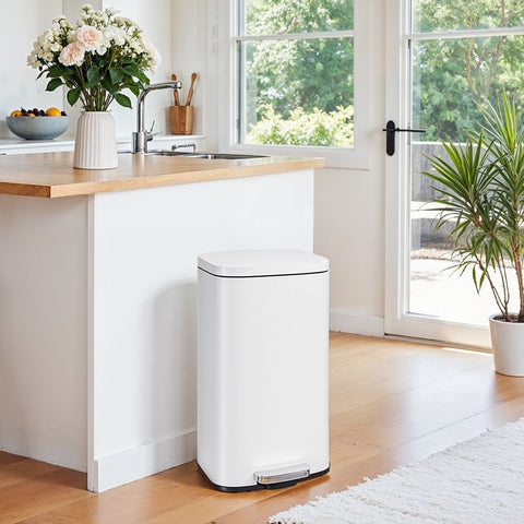 Keukenafvalbak 30 Liter Met Pedaal en Uitneembare Binnenemmer – productweergave 1 | De Groot Living