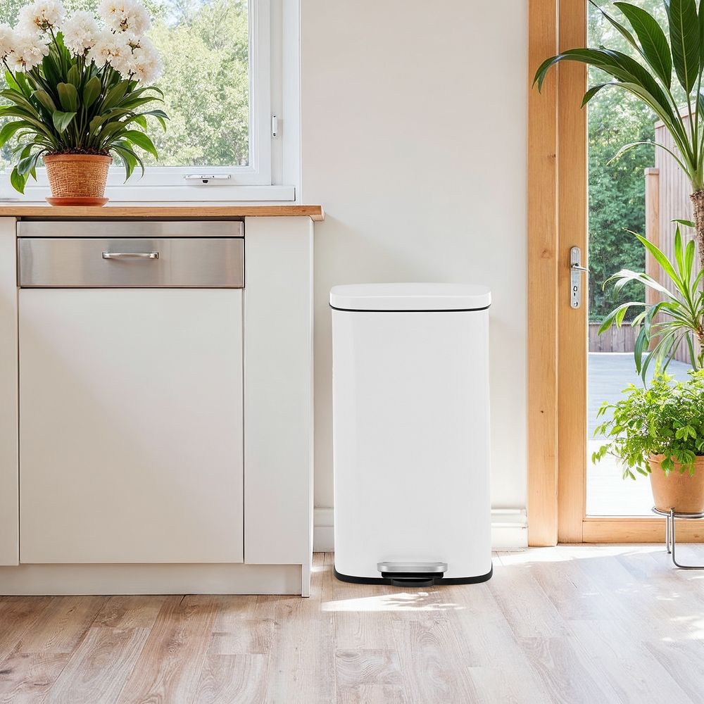 Keukenafvalbak 30 Liter Met Pedaal en Uitneembare Binnenemmer – productweergave 6 | De Groot Living