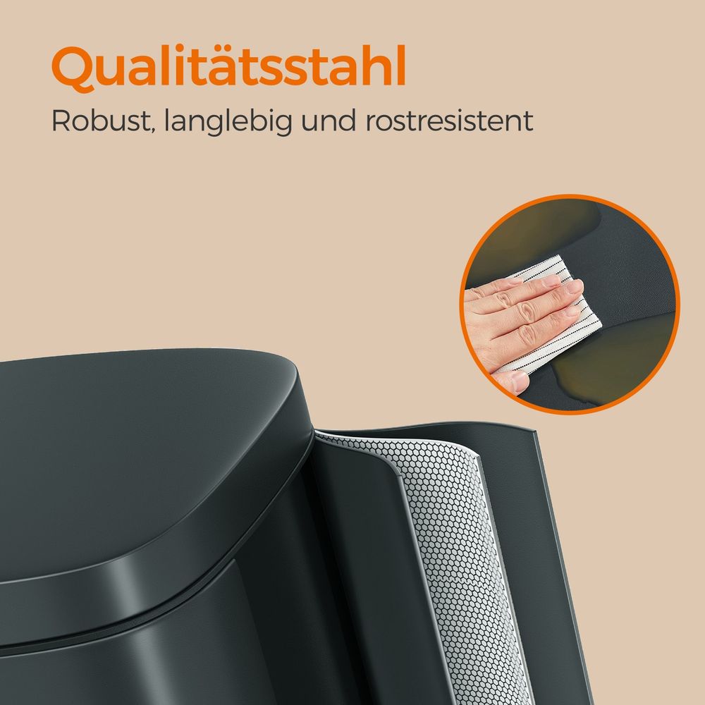 Keukenafvalbak 30 Liter Met Pedaal en Uitneembare Binnenemmer – productweergave 12 | De Groot Living