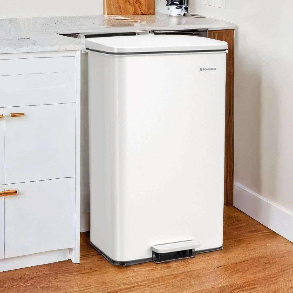 Keukenafvalbak Van Staal met Soft-Close Deksel en 40 Liter Inhoud – productweergave 3 | De Groot Living