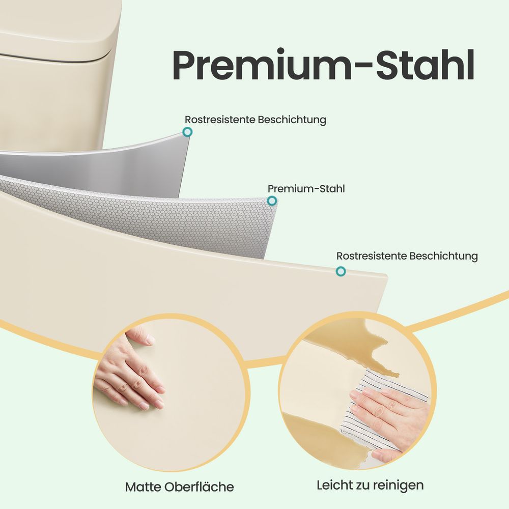 Keukenafvalbak Van Staal met Soft-Close Deksel en 40 Liter Inhoud – productweergave 9 | De Groot Living
