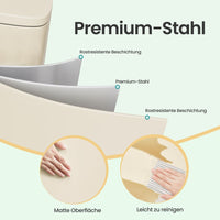 Keukenafvalbak Van Staal met Soft-Close Deksel en 40 Liter Inhoud – productweergave 9 | De Groot Living