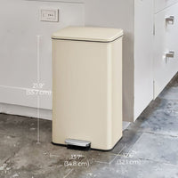 Keukenafvalbak Van Staal met Soft-Close Deksel en 40 Liter Inhoud – productweergave 12 | De Groot Living
