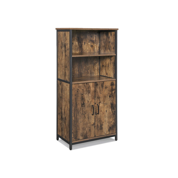 Keukenkast met 2 Open Vakken en Kastje in Industrieel Design – productweergave 1 | De Groot Living