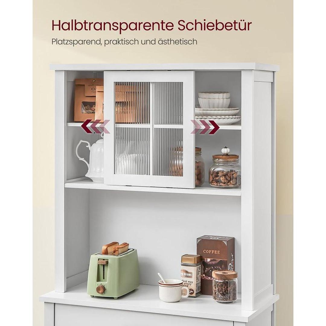 Keukenkast Met Verlichting en Stopcontact Voor Opbergruimte en Keukenapparaten – productweergave 5 | De Groot Living