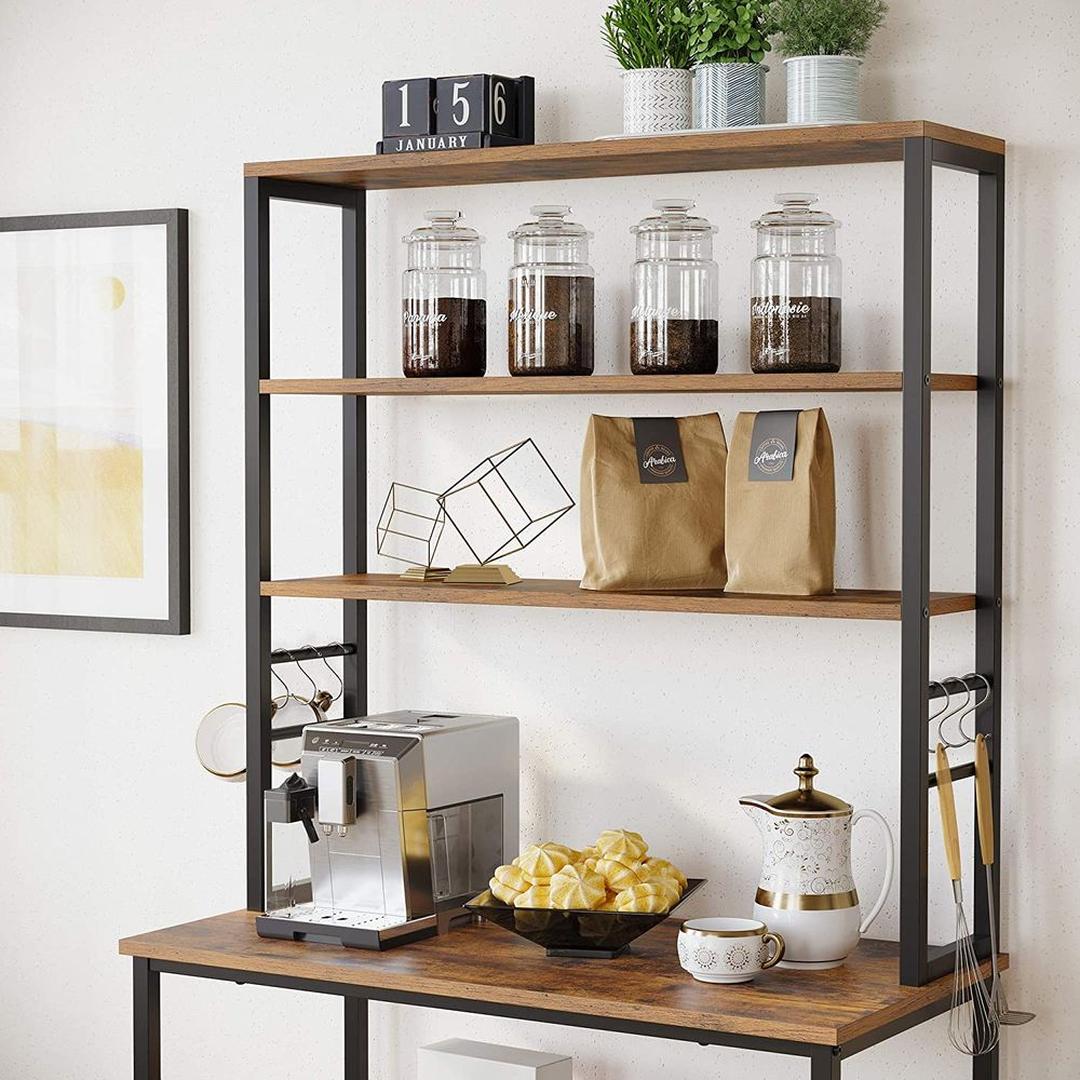 Keukenrek met Opbergplanken en Haken in Industriële Stijl – productweergave 5 | De Groot Living