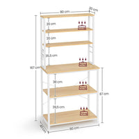 Keukenrek met Opbergplanken en Haken in Industriële Stijl – productweergave 15 | De Groot Living