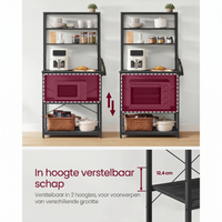 Keukenrek met Opbergplanken en Haken in Industriële Stijl – productweergave 23 | De Groot Living