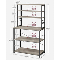 Keukenrek met Opbergplanken en Haken in Industriële Stijl – productweergave 33 | De Groot Living