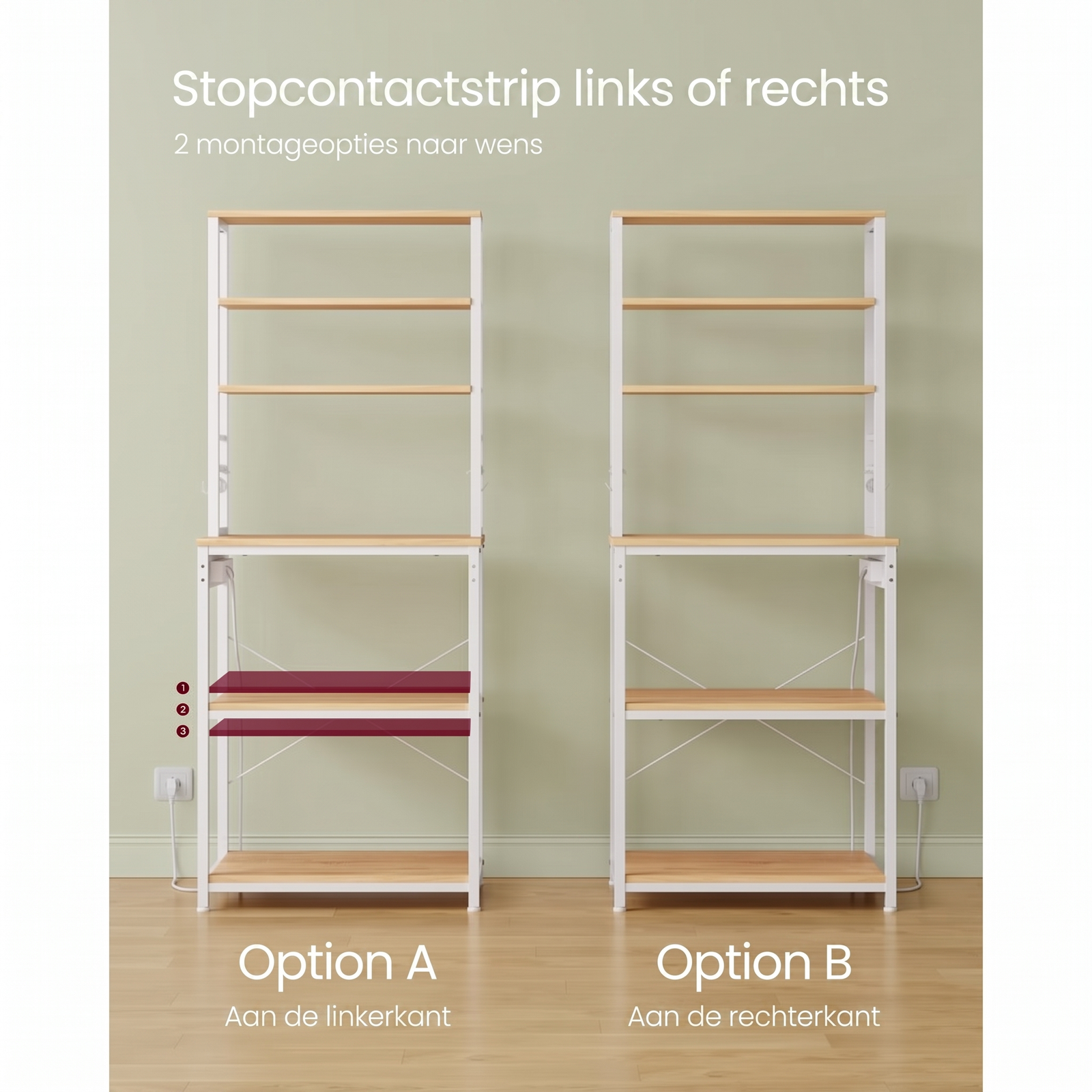 Keukenrek met Stopcontacten – productweergave 21 | De Groot Living