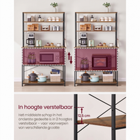 Keukenrek met Stopcontacten en Verstelbare Middenplank – productweergave 10 | De Groot Living