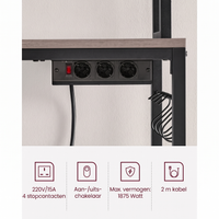 Keukenrek met Stopcontacten en Verstelbare Middenplank – productweergave 21 | De Groot Living