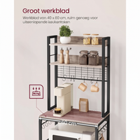 Keukenrek met Stopcontacten en Verstelbare Middenplank – productweergave 22 | De Groot Living