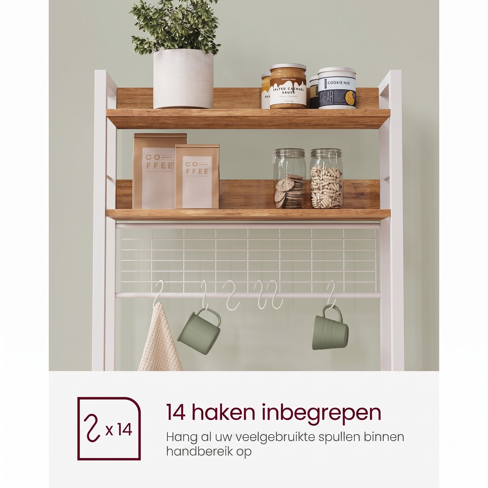 Keukenrek met Stopcontacten en Verstelbare Middenplank – productweergave 32 | De Groot Living