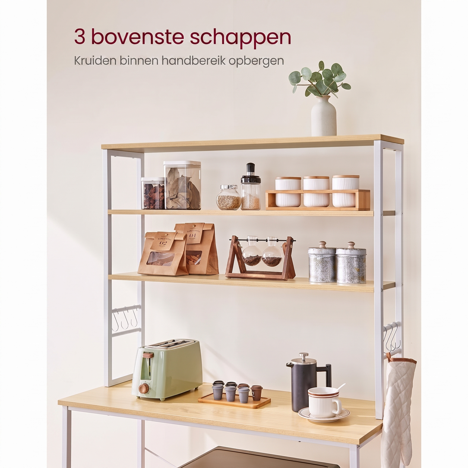 Keukenrek met Stopcontacten en Verstelbare Middenplank – productweergave 35 | De Groot Living