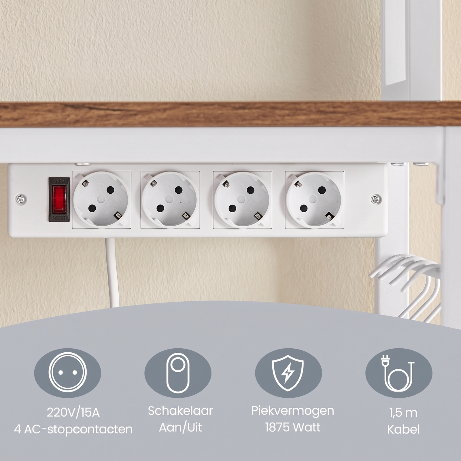 Keukenrek met Stopcontacten – productweergave 15 | De Groot Living