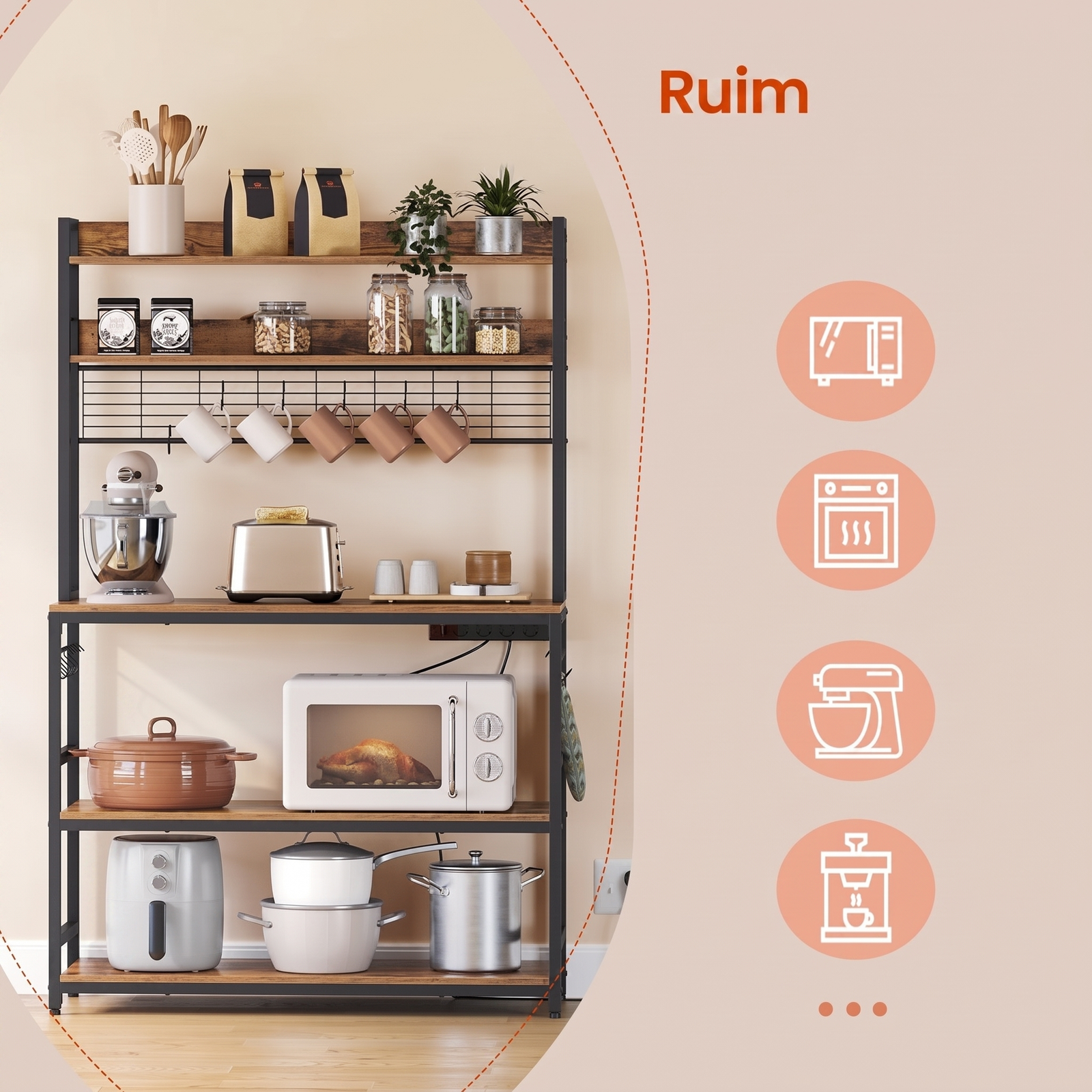 Keukenrek met Stopcontacten – productweergave 23 | De Groot Living