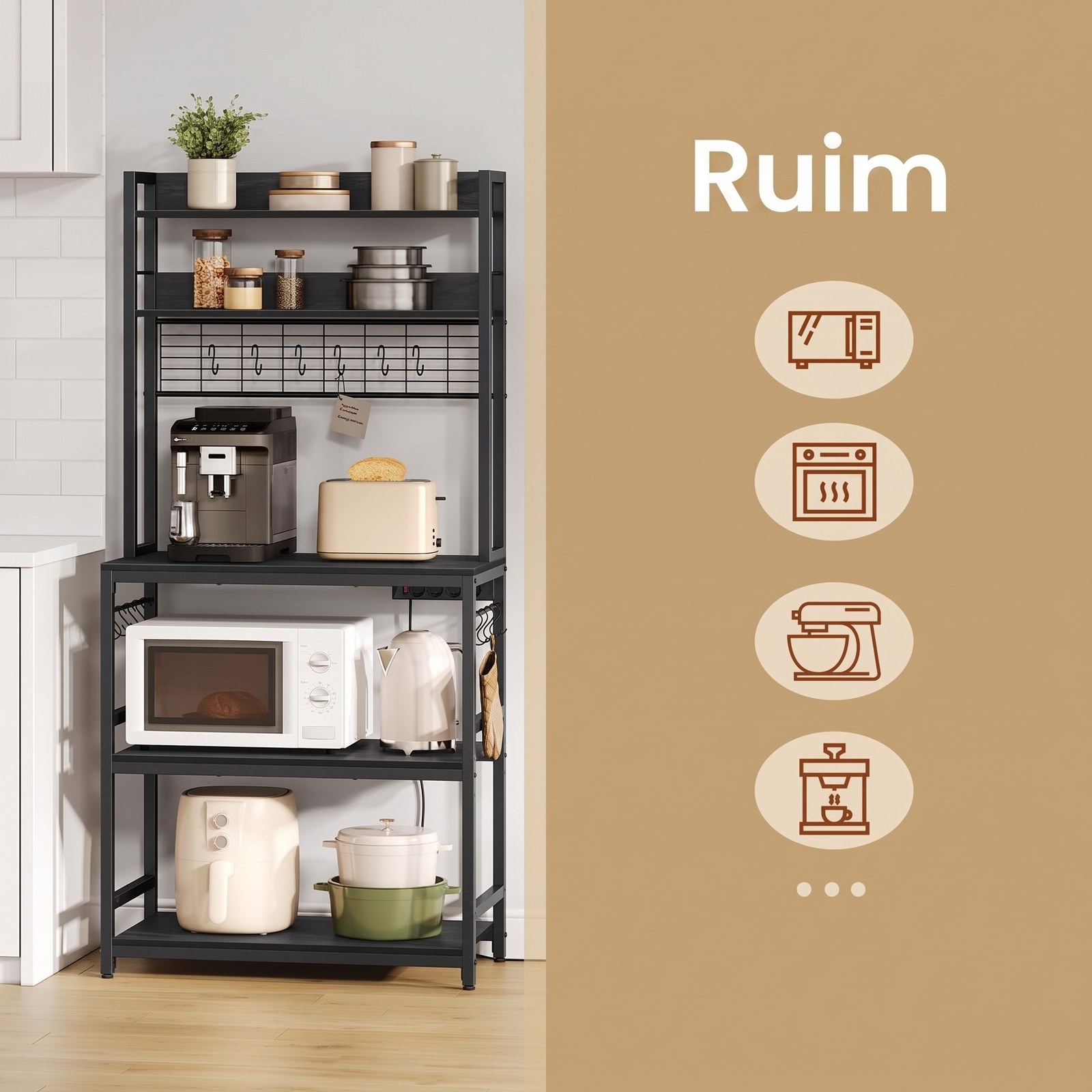 Keukenrek met Stopcontacten – productweergave 25 | De Groot Living