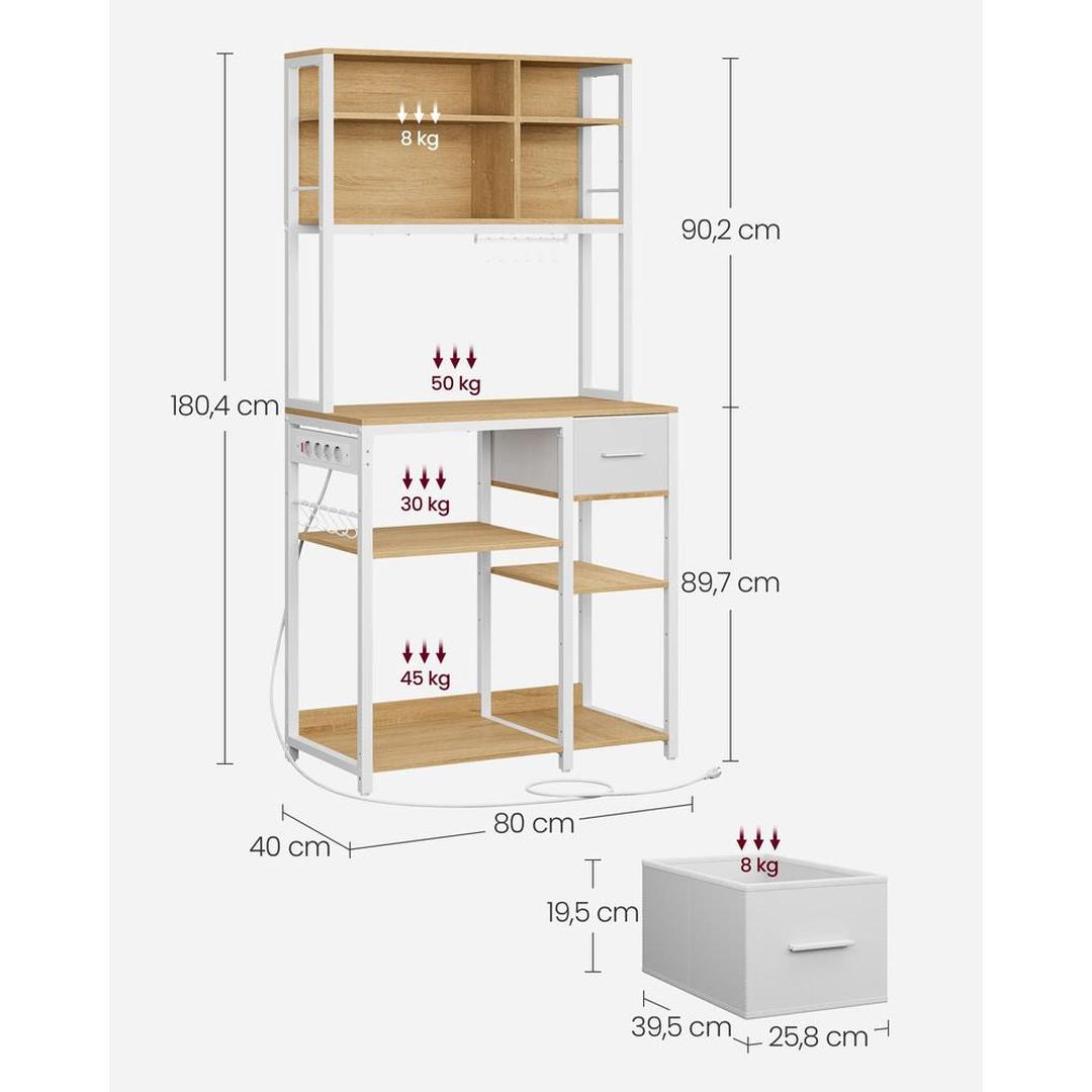 Keukenrek met Stopcontacten – productweergave 24 | De Groot Living