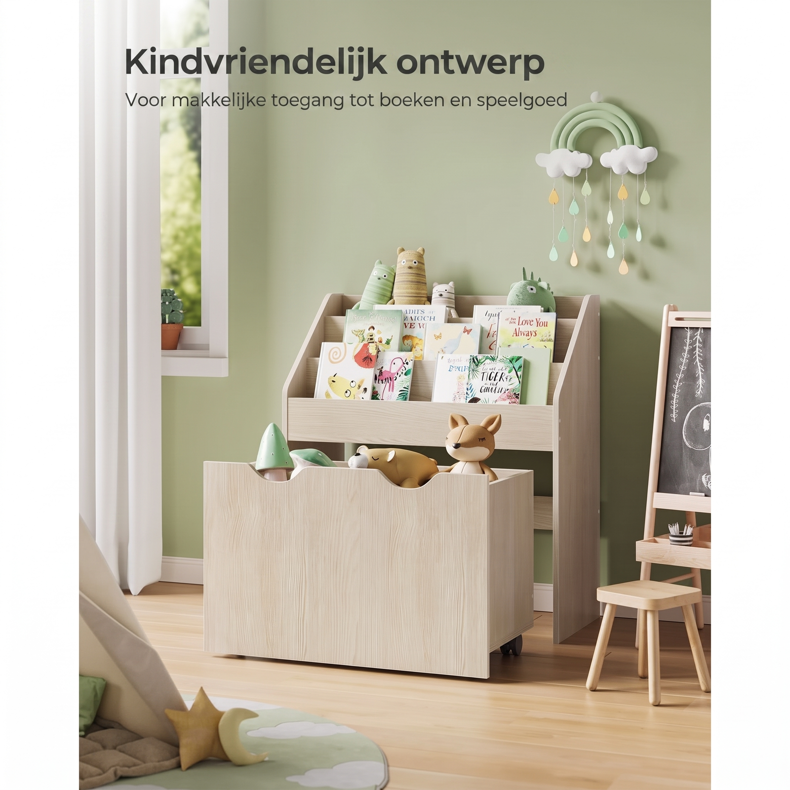 Kinderspeelgoedrek met Wielen – productweergave 16 | De Groot Living