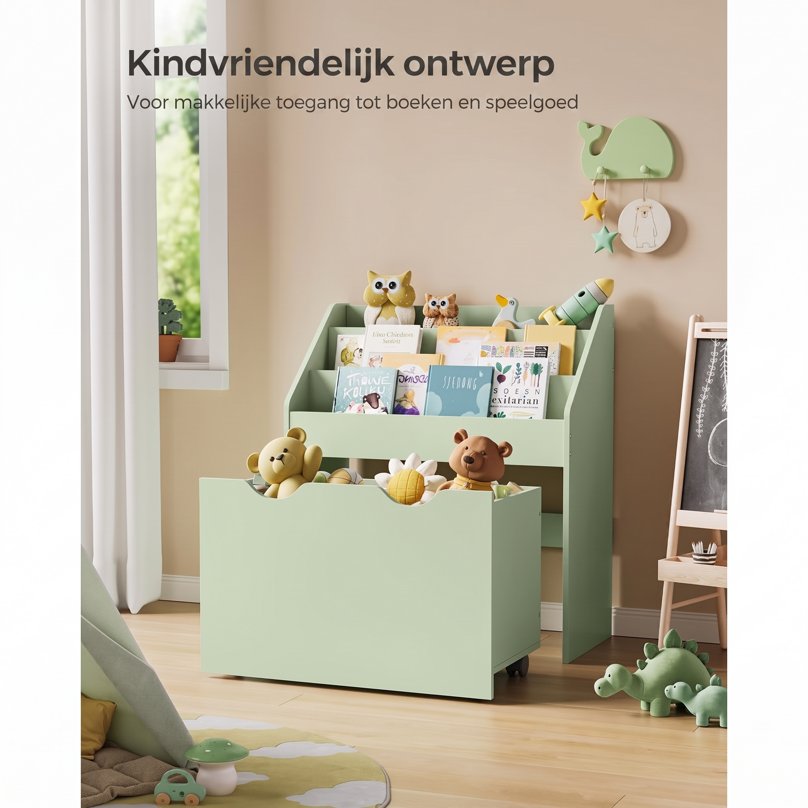 Kinderspeelgoedrek met Wielen – productweergave 21 | De Groot Living