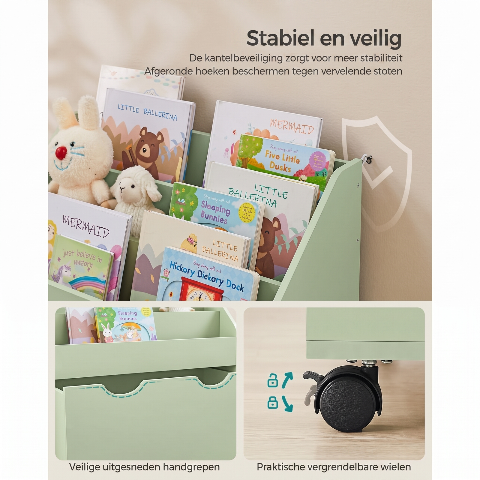 Kinderspeelgoedrek met Wielen – productweergave 23 | De Groot Living